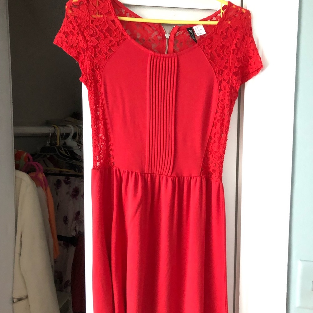 Red dress